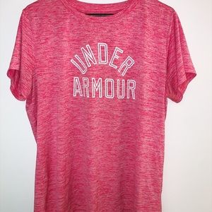 Pink Under Armour T-shirt
